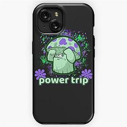 Power Trip Mushroom Pun iPhone Tough Case