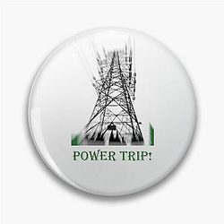 Trippy Power Trip Transmisson Tower Pin