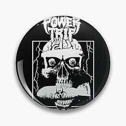 Power Trip Merch Hope Is Crushed Skull Pin
