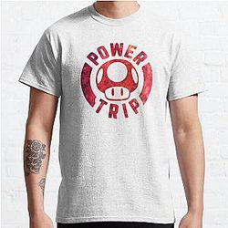 Power Trip - Mushroom Pun Classic T-Shirt