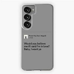 Power Trip J Cole Lyrics Samsung Galaxy Soft Case