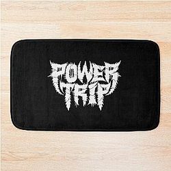 power trip merch power trip logo Bath Mat