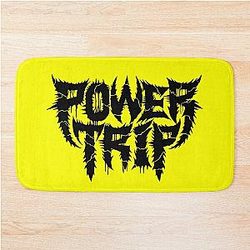 Power Trip Merch Logo Shirt Bath Mat