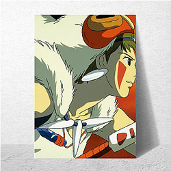 Princess Mononoke The Queen of Nature Princess Mononoke Posters