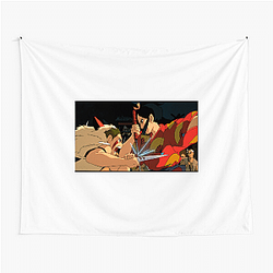 Princess Mononoke The World Is My Forest Princess Mononoke Tapestries