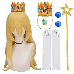 Princess Peach Game Character Wig For Girls