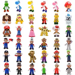 1PC Mini Super Mario Bros Princess Peach Figure Toy