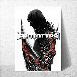 Prototype Alex Mercer's Wrath Tee Prototype Posters