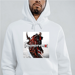 Prototype Blacklight Virus Graphic Prototype Hoodies