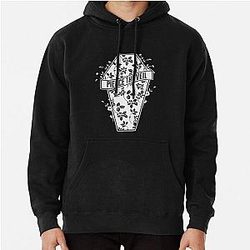 pierce flower Pullover Hoodie