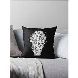 pierce flower Throw Pillow