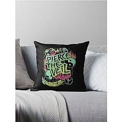 Pierce The Veil Band Vintage Throw Pillow