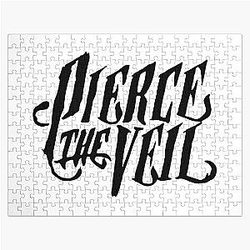 PIERCE THE VEIL LOGO BLACK Jigsaw Puzzle