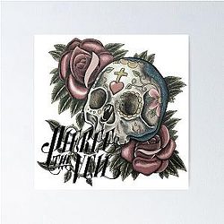 Pierce The Veil Skull Poster