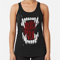 Pierce the Veil red Racerback Tank Top