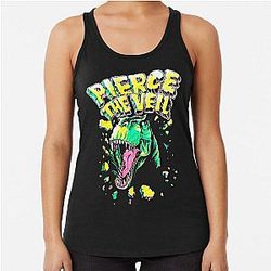 Vintage Pierce The Veil Dinosaur Racerback Tank Top