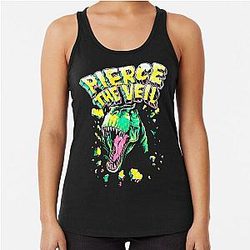 Vintage Pierce The Veil Dinosaur Racerback Tank Top