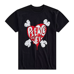 Pierce The Veil Heart & Bones NTT079 T-Shirt Pierce The Veil T-Shirts