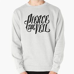 PIERCE THE VEIL LOGO BLACK Pullover Sweatshirt