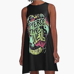 Pierce The Veil Band Vintage A-Line Dress