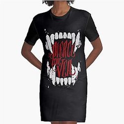 Pierce the Veil red  Graphic T-Shirt Dress