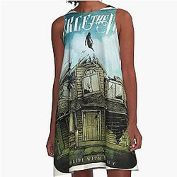 Pierce the Veil collide with the sky A-Line Dress