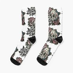 Pierce The Veil Skull Socks