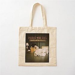Pierce the Veil a flair for the dramatic Cotton Tote Bag
