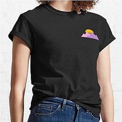 Purpled T-shirts - Purpled Small Logo Printing Classic T-shirt