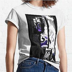 Purpled T-shirts - Purpled Art Printing Classic T-shirt