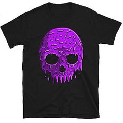 Poisonous: Purple Skull NTMD1406 Purpled T-Shirts