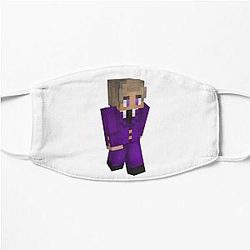 Purpled Face Masks - Purpled Minecraft Flat Mask RB1908