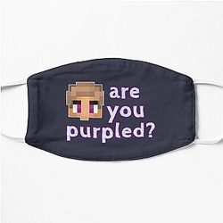 Purpled Face Masks - Purpled Minecraft Quotes Flat Mask RB1908