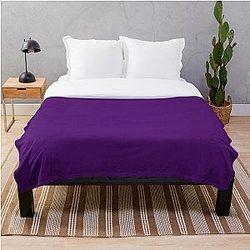 Purpled Blanket - Purpled Color Throw Blanket RB1908
