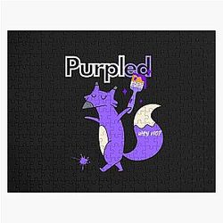 Purpled Puzzles - Purpled fox Jigsaw Puzzle RB1908