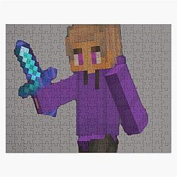 Purpled Puzzles - Purpled youtuber minecraft Jigsaw Puzzle RB1908