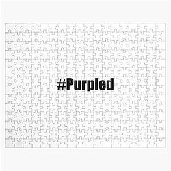 Purpled Puzzles - Purpled Hashtag# Purpled Jigsaw Puzzle RB1908