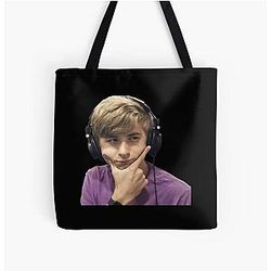 Purpled Bags - Purpled All Over Print Tote Bag RB1908