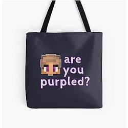 Purpled Bags - Purpled Minecraft Quotes All Over Print Tote Bag RB1908