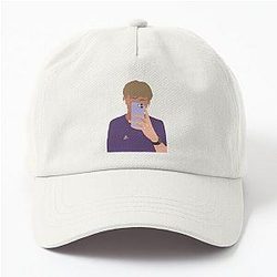 Purpled Hats & Caps - Purpled outline design  Dad Hat RB1908