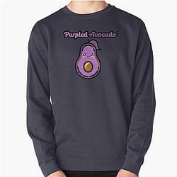 Purpled Sweatshirts - Purpled AVOCADO FUNNY Pullover Sweatshirt RB1908
