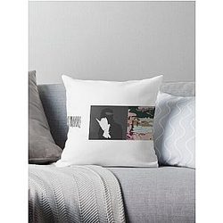 Pusha T Minimal Album Covers Throw Pillow