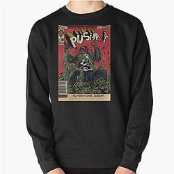 Pusha T Comic Book Cover Hip Hop Album Cover Pullover Sweatshirt