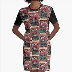 Pusha T Comic Book Cover Hip Hop Album Cover Graphic T Shirt Dress