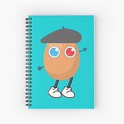pomme qsmp Spiral Notebook
