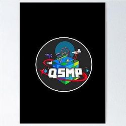 QSMP logo sticker Poster