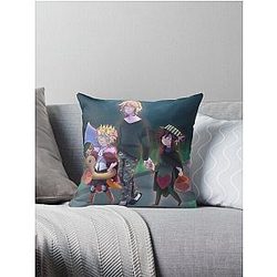 qsmp trick or treat Throw Pillow