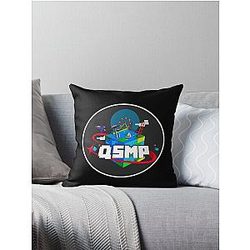 QSMP logo sticker Throw Pillow