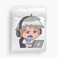 qsmp crazy Duvet Cover