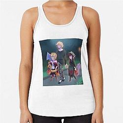 qsmp trick or treat Racerback Tank Top